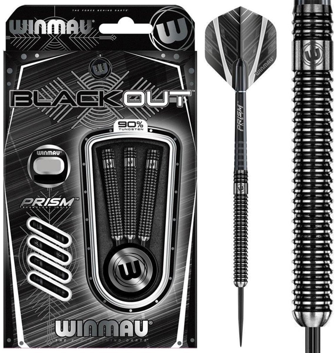 Winmau blackout 1 90% 26 grams - darts