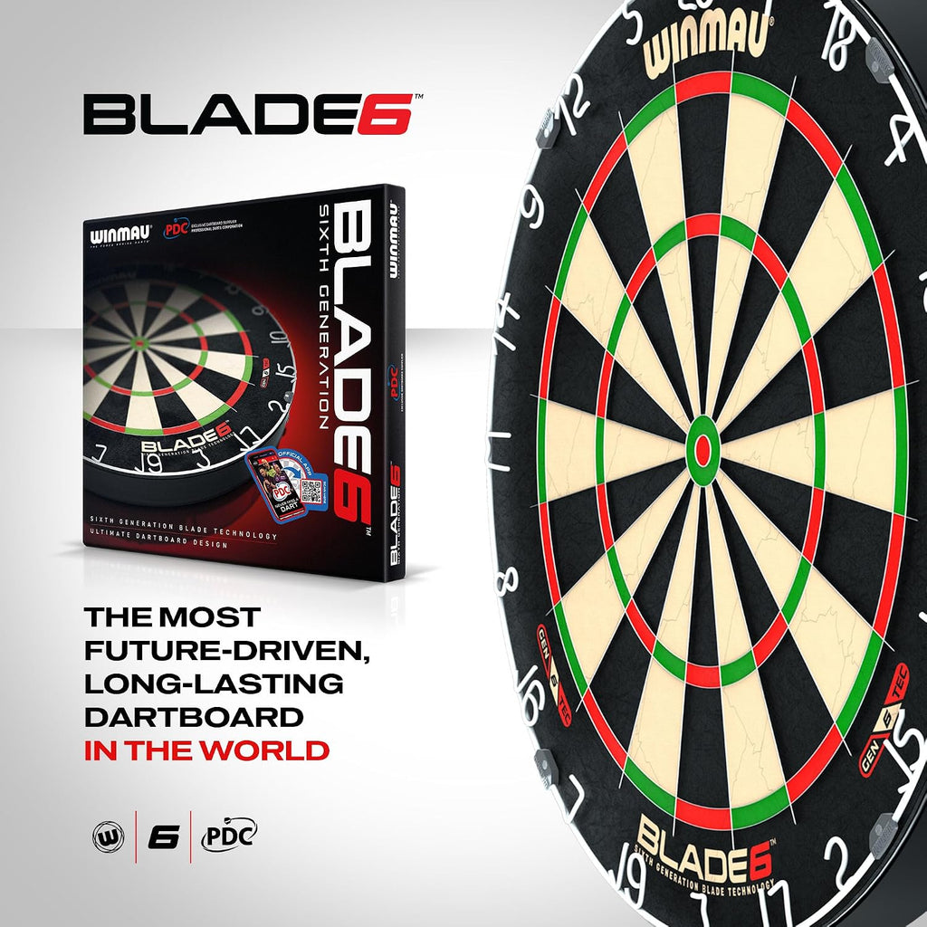 WINMAU Blade Series Dartboards – professionella PDC officiella turneringsdarttavlor – Blade X | 360 | Triple Core