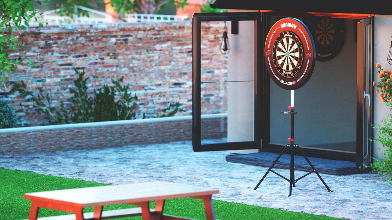 WINMAU | Xtreme 2.0 | Bärbart Justerbart Darttavlaställ
